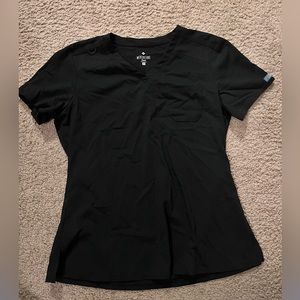 MedCouture Medium Black Top w/ Chest Pocket